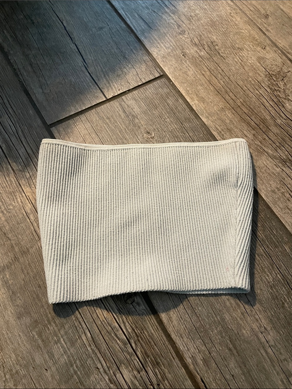 Babaton Ribbed Strapless Tube Top
